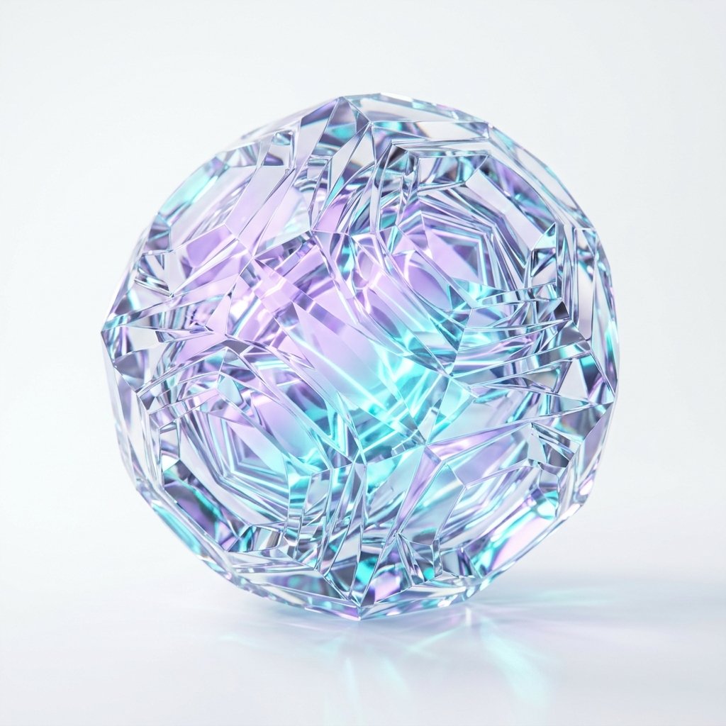 Glowing abstract orb